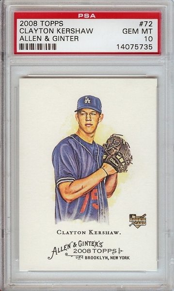 Baseball, Clayton Kershaw Rookie Set Published Set: mcholke 